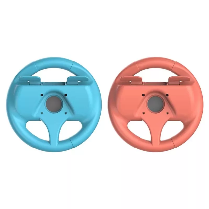 Volante mod Subsonic pack de 2 volantes para Switch e Switch 2 vermelho turquesa
