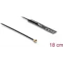 Antena DELOCK 2.4 GHz omnidirecional 3.4 dBi ficha I-PEX MHF® I com cabo FPC de 18 cm para montagem interna adesiva