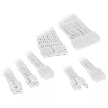 Conjunto de extensão de cabos Kolink Core Adept branco