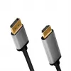 Adaptador de cabo de vídeo LogiLink CDA0107 2 m DisplayPort HDMI preto cinzento