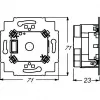 Busch-Jaeger 6120/12-101 acoplador de barramento de encastrar para sensores Busch-priOn