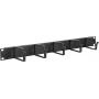 Painel de gestão de cabos LOGON RAO100BL Preto Alumínio 48,3 cm