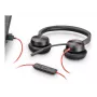 Headset POLY Blackwire C5220 com fios USB-C para escritório e call center