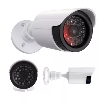 Câmara falsa com LEDs IR, CEE IR1800 W — câmara de vigilância decorativa não funcional