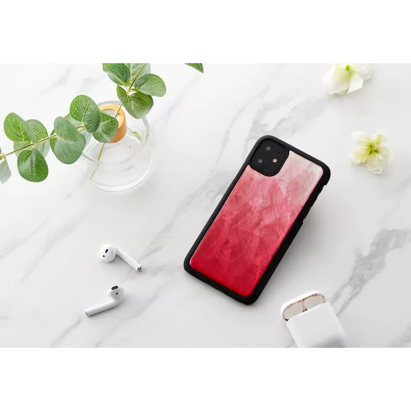 Capa para smartphone iKins para iPhone 11 — Pink Lake com detalhes pretos