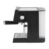 Jata JECA2525 máquina de café expresso, 20 bar, 850 W, depósito de água de 1,8 l, tubo de vapor, preta / aço inoxidável