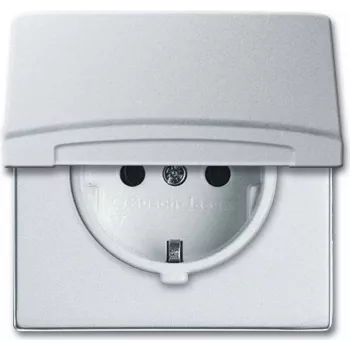 BUSCH-JAEGER Tomada SCHUKO IP44 20EUGK-33-101 AW44 tampa 20EUGK-33-101 (20EUGK-33-101)