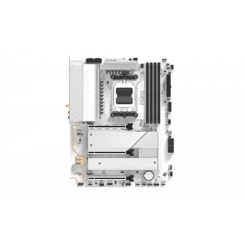 Placa principal Sapphire PURE B850A WIFI7, AMD B850, Socket AM5, ATX, DDR5