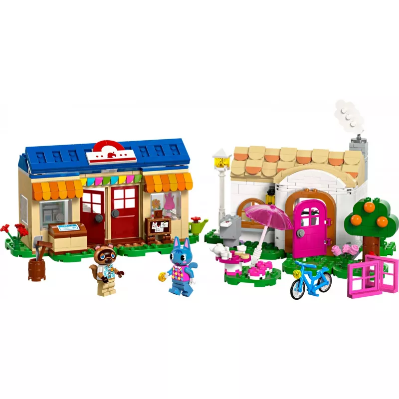Brinquedo de construção LEGO 77050 Animal Crossing Loja do Nook Casa da Sophie Conjunto – conjunto de jogo modular