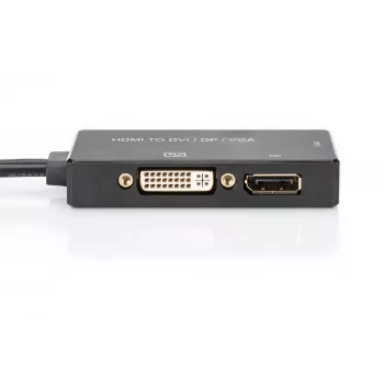 Adaptador HDMI 3 em 1 Digitus AK-330403-002-S