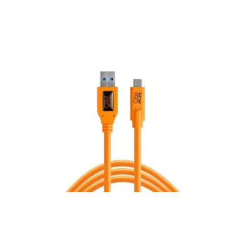 CUC3215-ORG, 4,6 m, USB A, USB C, USB 3.2 Gen 1 (3.1 Gen 1), 5000 Mbit/s, laranja