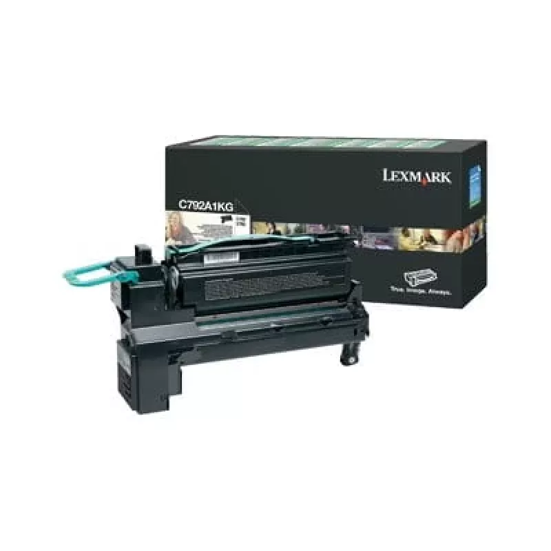 Lexmark C792A1KG Return Programme cartucho de toner, preto, 6000 páginas