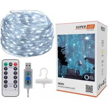 Cortina LED Extralink KURTYNA LED 3x3 com comando (Modelo EX.73172)
