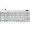 Teclado de gaming LOGITECH G PRO X TKL RAPID - BRANCO - US INT'L - USB - EMEA28i-935 - LINEAR