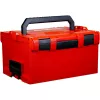 Caixa de ferramentas FISCHER L-BOXX FLB 238 vazia, vermelho/preto, caixa de armazenamento modular