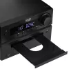 Mini sistema de alta fidelidade estéreo Adler AD 1917 — Bluetooth V5.3, CD/USB/MP3, 2×25 W RMS, sintonizador FM, equalizador de 4 bandas, AUX, preto