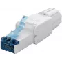 Goobay ficha RJ45 CAT 6A terminável em campo UTP não blindada, para 5,0-8,5 mm (65941)