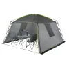 Pavilhão Cabana (cinzento/lima, 3,5m x 3,5m)
