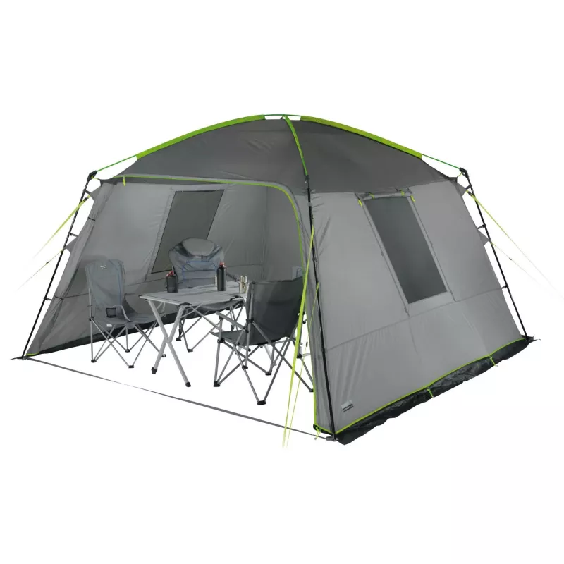 Pavilhão Cabana (cinzento/lima, 3,5m x 3,5m)