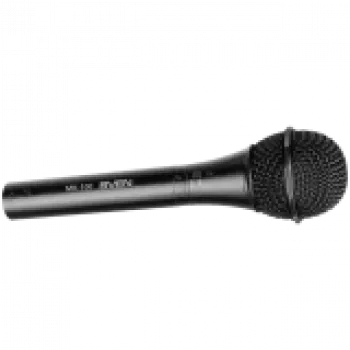 Microfone SVEN MK-100 (com fio, dinâmico, metal, cabo 4,0 m, jack 6,3/3,5 mm, cardioide, preto)