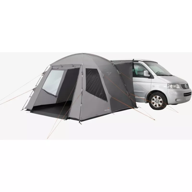 Toldo lateral easy camp 120504 — chão de poliéster amovível, varas de fibra de vidro, altura 2050 mm, peso 7,6 kg