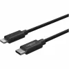 Cabo para telemóvel Ansmann 1700-0106 preto USB C Lightning 0,12 m