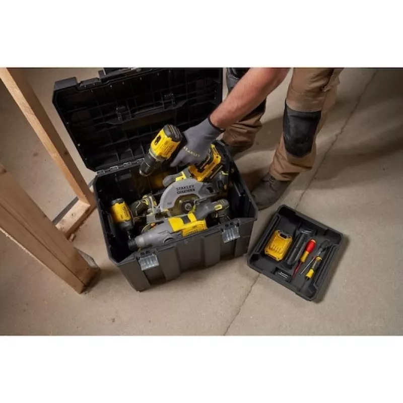 Mala de arrumação de ferramentas Stanley FATMAX FMST75753-9 preta 1000 mm de largura