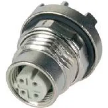 Conector completo elétrico M12 Harting 21 03 381 6420