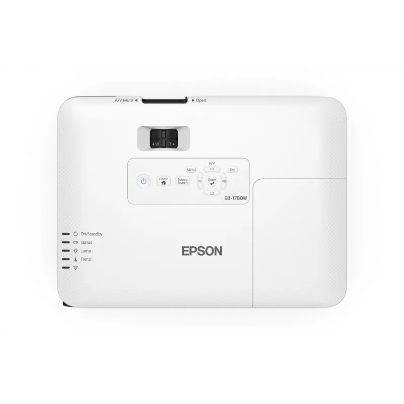 Projetor de curta distância Epson EB-1780W 3000 ANSI lúmenes 3LCD WXGA (1280x800) branco, cinzento