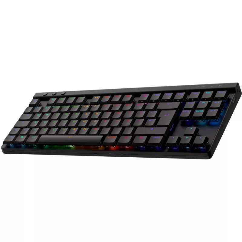 Logitech G G515 - Teclado - LIGHTSPEED - TKL - Retroiluminação - sem fios - 2,4 GHz, Bluetooth, USB - QWERTZ - Alemão - Interruptores de tecla: GL Li