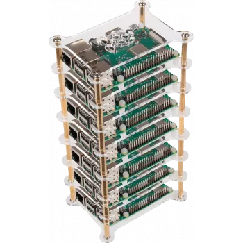 JOY-iT Tower - caixa - latão, acrílico - transparente (RB-CASE+19)
