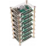 JOY-iT Tower - caixa - latão, acrílico - transparente (RB-CASE+19)