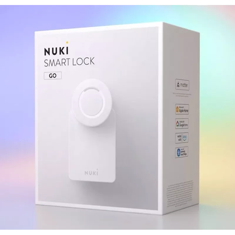 Nuki Smart Lock Go (2025) 221148 fechadura inteligente para porta, Bluetooth, Wi-Fi e Matter