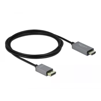 Cabo DisplayPort para HDMI DeLOCK Ativo 1.4 4K 60Hz 2m