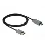 Cabo DisplayPort para HDMI DeLOCK Ativo 1.4 4K 60Hz 2m