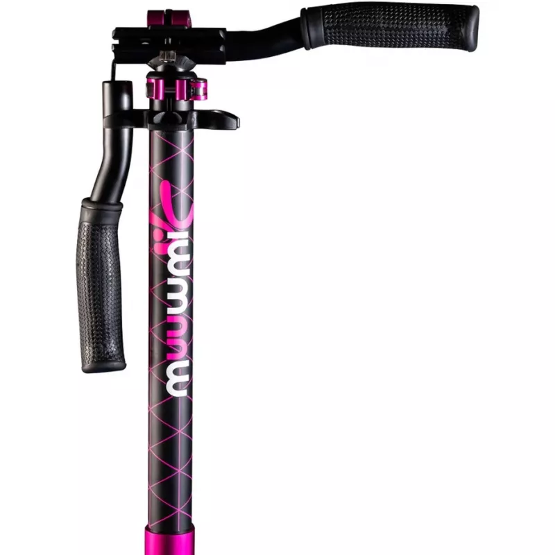 Trotinete de alumínio Pro 215 mm (preto/rosa)