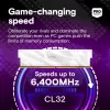 Crucial Pro OC 32GB (2x16GB) DDR5 PC5-48000C32 6400MHz Dual Channel Kit - branco