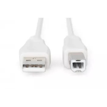 Cabo de ligação USB Assmann. tipo A - B M/M. 1,8 m. Compatível com USB 2.0. UL. be (AK-300102-018-E)