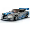 LEGO 76917 Speed Champions 2 Fast 2 Furious Nissan Skyline GT-R (R34) Carro de Brinquedo