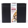Caixa de pão Salter BW124581EU7 design Kuro em aço – armazenamento em aço inoxidável para pão e produtos de padaria