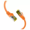 Cabo de patch RJ45 Cat.6A S/FTP LSZH Cat.7 cabo bruto laranja