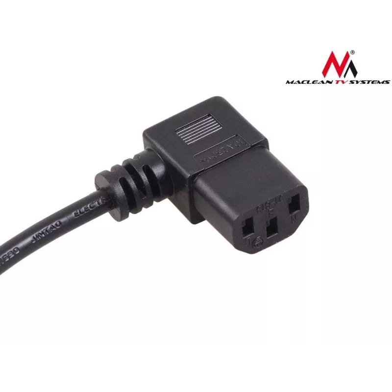Cabo de alimentação com ficha angular de 3 pinos 3M MCTV EU-803
