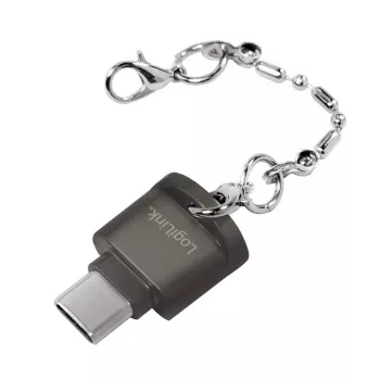 Leitor de cartões microSD USB-C para porta-chaves
