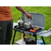 Camping Kitchen 2 Multi Cook Plus, fogão a gás cinzento, 2 zonas de cozedura 2x 1,8 kW + placa de grelhar 0,9 kW, modelo 2025