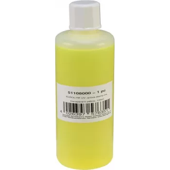 Tinta para almofada de carimbo EUROLITE UV-ativa transparente amarela 100 ml