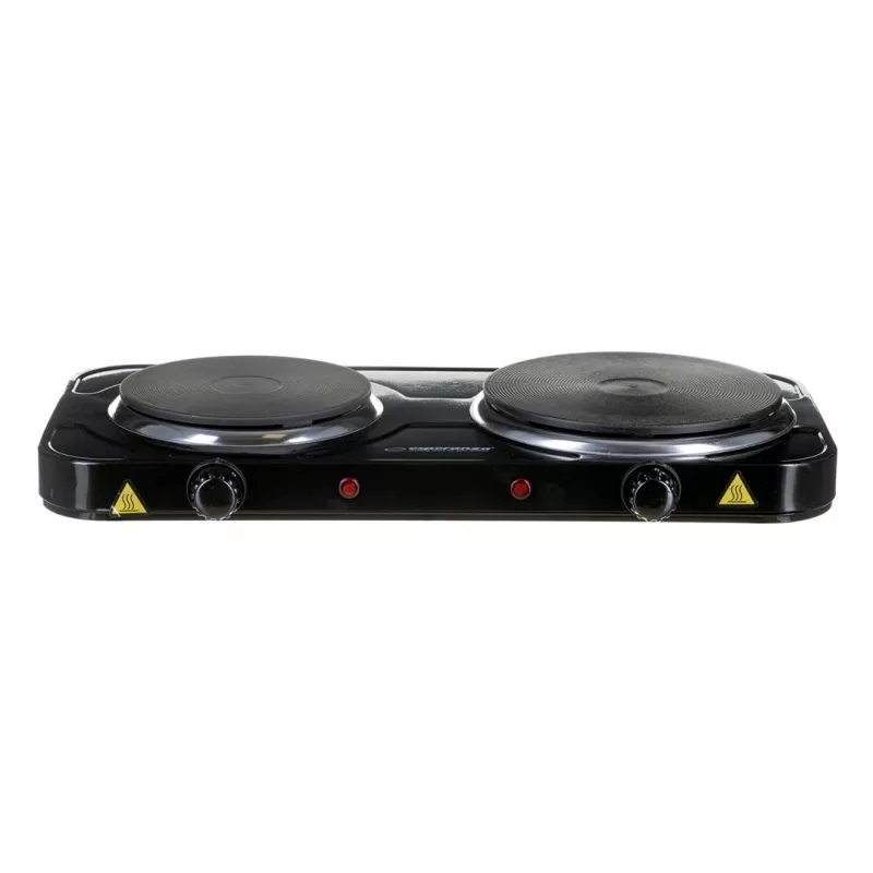 Esperanza EKH014K Placa elétrica 2 zonas, preto