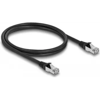 Cabo de rede DeLOCK RJ45 Cat.6A 1m preto