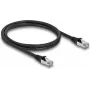 Cabo de rede DeLOCK RJ45 Cat.6A 1m preto