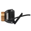 Lanterna de cabeça Duracell DH1500R — preta/laranja, iluminação recarregável mãos livres