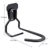 Suporte de parede para bicicleta MACLEAN MC-433 suporte vertical para bicicleta, dobrável, largura ajustável, para bicicletas até 20 kg, preto